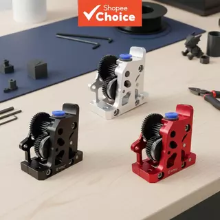  Extrusora Full Metal HGX-LITE Componentes para Impressora 3D HGX-lite Extrusora de Engrenagem Dupla Engrenagem de Aço