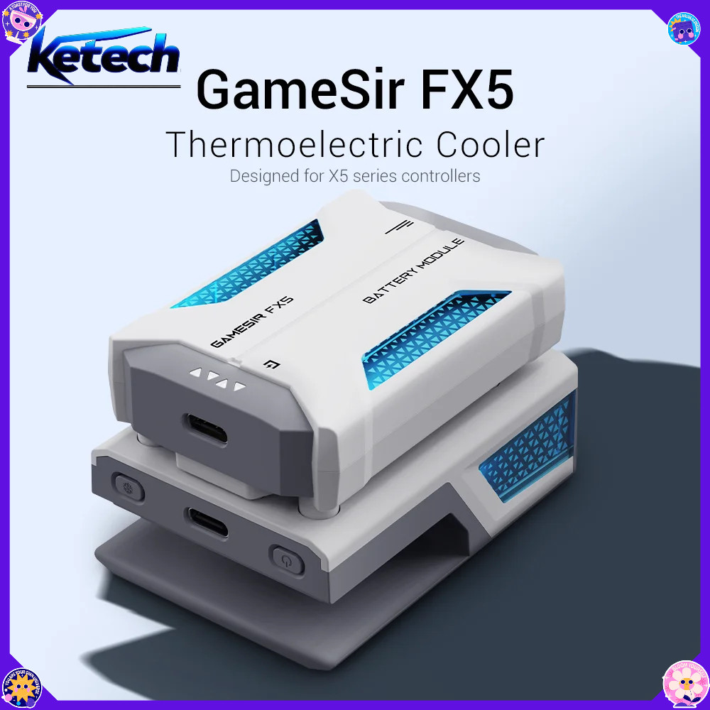 GameSir FX5 Cooler Controlador Sem Fio FX5 Lite Com Três Modos De