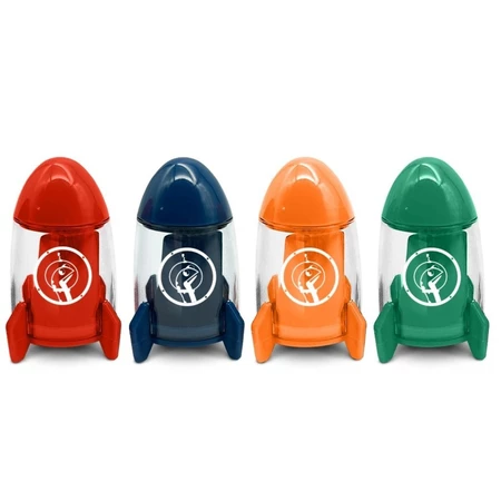 Apontador Foguete Com Deposito Dino Space Leo & Leo