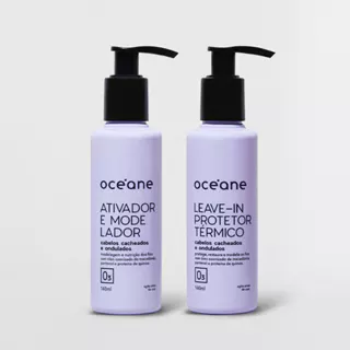 Kit Leave-In Protetor Térmico + Ativador e Modelador de Cachos (2 Produtos) em Oferta na Shopee