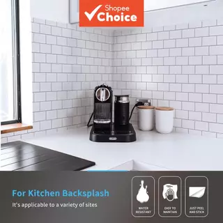 Azulejo Mosaico Tijolo 3D Papel De Parede Autoadesivo À Prova De Óleo D'água Cozinha Banheiro Adesivo Decoração De Quart