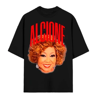 [Camiseta Premium em Algodão Puro]GXG Camiseta Oversized Alcione – Coleção Gigantes do Samba | UseCriolice