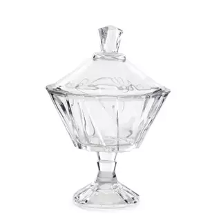 Bomboniere em Vidro Galaxy ll com Tampa e Base 21cm em Oferta na Shopee