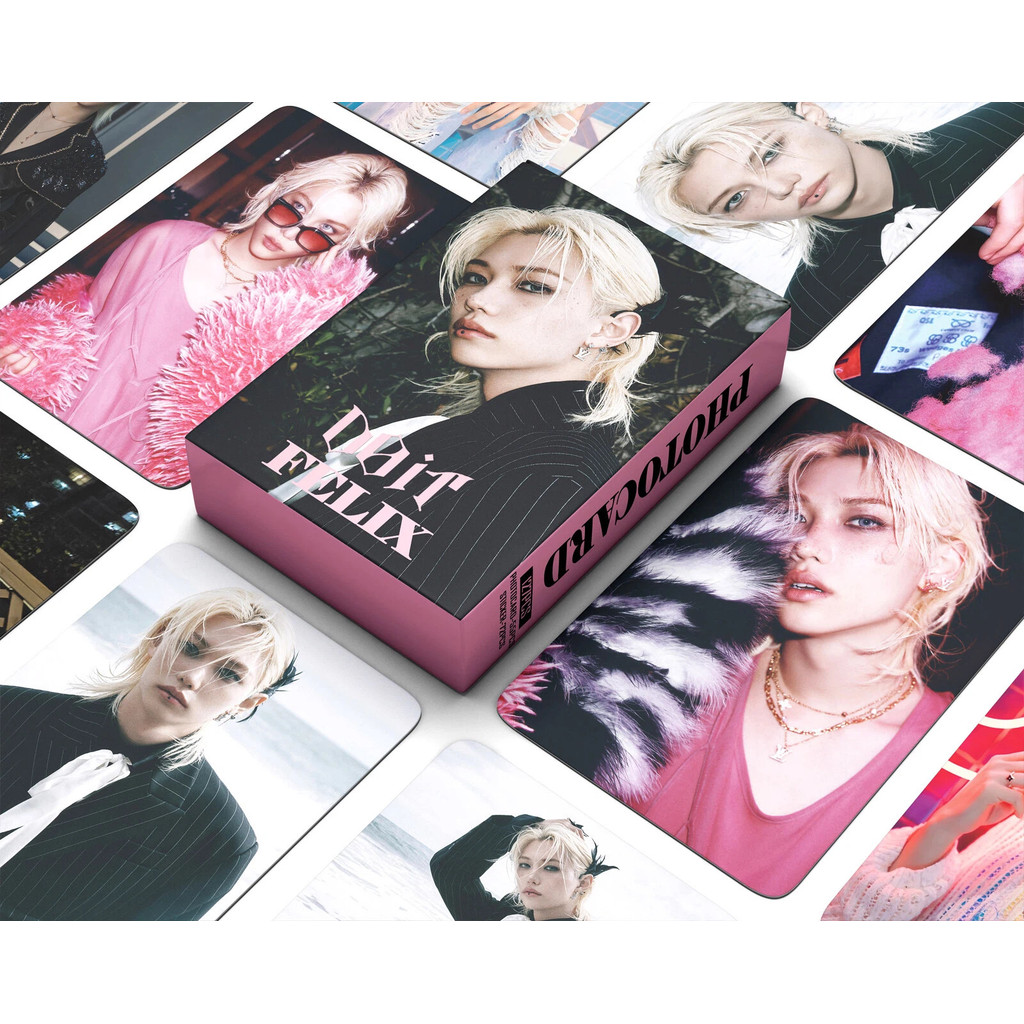55-127pcs STRAY KIDS FELIX Oco Lomo Cartões Japão Mini Álbum SKZ