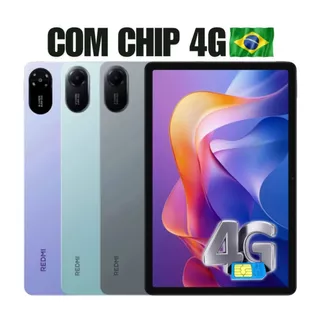 Tablet Xiaomi Redmi Pad 2 4G Wi-Fi Tela 11" 256GB/8GB 128GB/6GB 128/4GB RAM - Original Lacrado