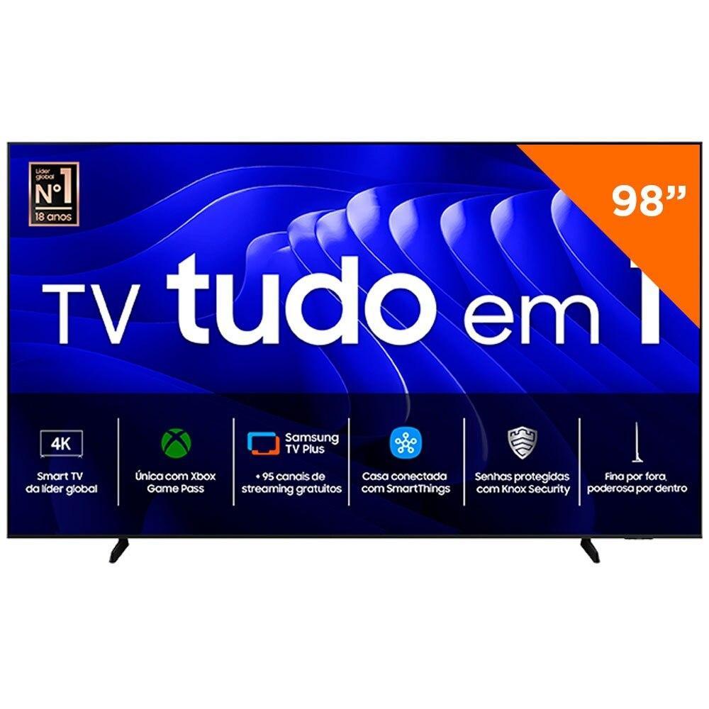 Smart TV 98 Polegadas Samsung Crystal UHD 4K com Gaming Hub, 98DU9000 ...