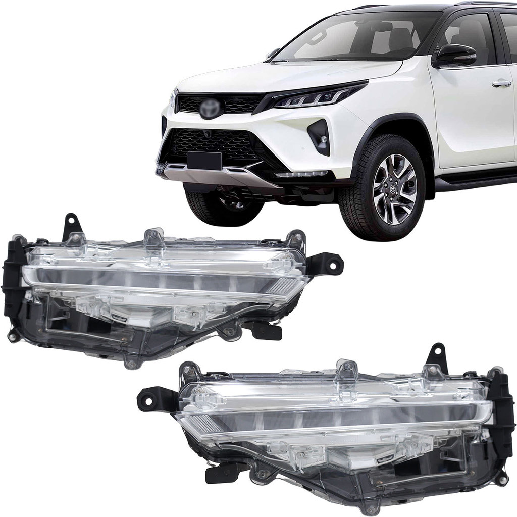 Par Led Drl Grade Parachoque Dianteiro Hilux Sw4 2021 2022 2023 2024 ...