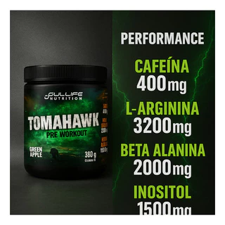 Pré Treino Tomahawk 380g Fullife Alta Performance