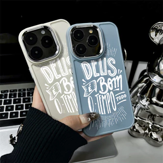 Capinha de anti impacto de Deus É Bom para iPhone 11 13 12 pro xr xs max 14 15 16 17 pro max 14 plus 17 air silicone