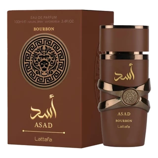Perfume árabe Lattafa Asad Bourbon 100ml aroma intenso em Oferta na Shopee