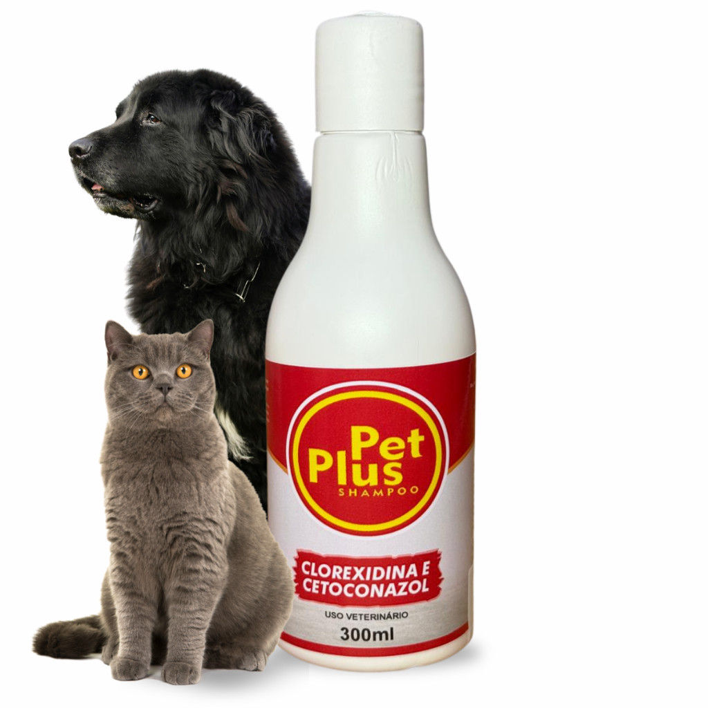 Cetoconazol Clorexidina Shampoo Pet Plus Para Cachorro Com Dermatite ...