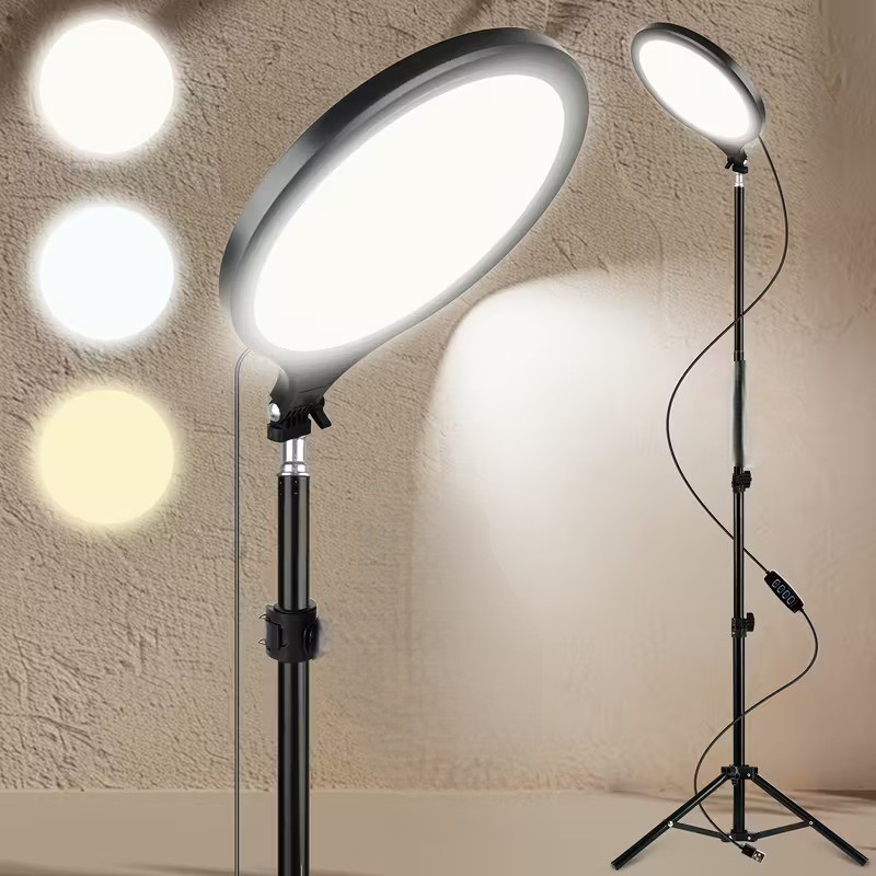 Iluminador Ring Light 10 Polegadas Com Tripé De 2.10 Metro