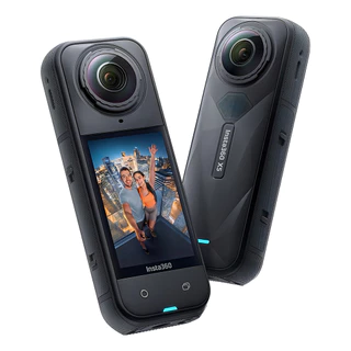 Câmera De Ação Insta360 X5 8k 360º Ipx8 Lentes Resistentes E Substituíveis Cor Preta