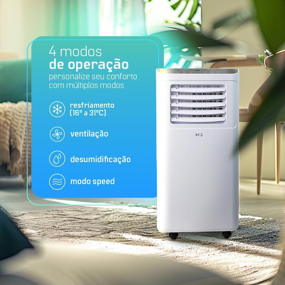 Ar Condicionado Portátil HQ 8.500 BTU/h Frio Monofásico Branco HQ-AP8500FW - 4