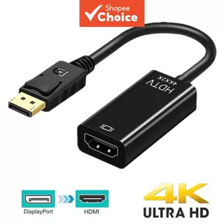 Adaptador DP Para HDMI 4K 1080P DisplayPort Macho Fêmea Conversor PC Laptop