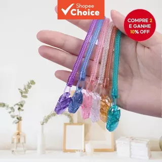 Clipe De Chupeta Universal , Pacote Com 2 Suportes De Mordedor Tipo Mola E Aderência Segura , Presente De Natal em Oferta na Shopee