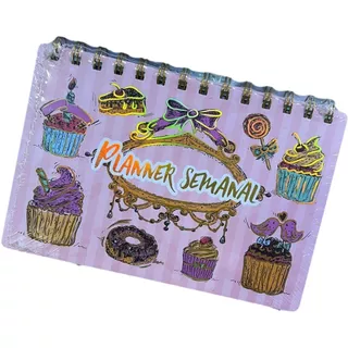 Planner Semanal Colorido com Ilustrações Divertidas Perfeito para o Dia a Dia Papelaria Fofa