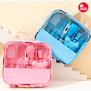 Bolsa Com Kit Para Cuidados De Higiene E Saúde Do Seu Bebê Com 13 Peças Contém TermômetroCortador E Outros Produtos em Oferta na Shopee