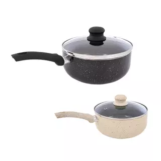 Panela c/ Tampa Marble AL 20x9cm em Oferta na Shopee