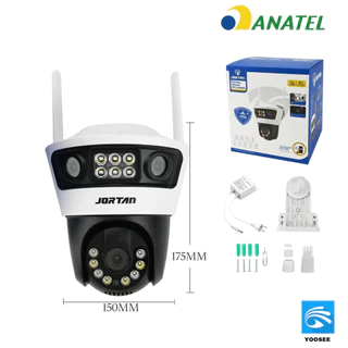 Câmera de Segurança Wi-Fi Externa PTZ Full HD 1080p com Visão Noturna, IP66, Áudio Bidirecional e Detecção de Movimento em Oferta na Shopee