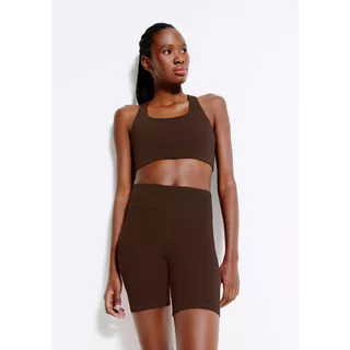 Bermuda Esportiva Feminina Biker com Fio LYCRA® em Oferta na Shopee