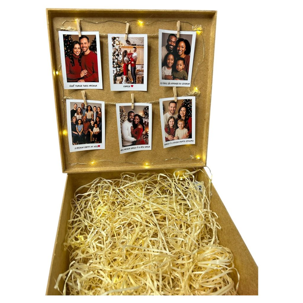 Caixa de presente Led para namorados namoradas amigos- mães- pais- crianças e natal em Oferta na Shopee
