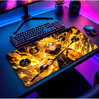Mouse Pad Personalizado Gamer Mousepad Grande RGB Base Antiderrapante Apoio Ergonômico Confortável Varias Estampas