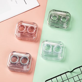 Estojo Para Lentes De Contato Eyeshare , Caixa Transparente Cuidados Com Ferramentas De Armazenamento De