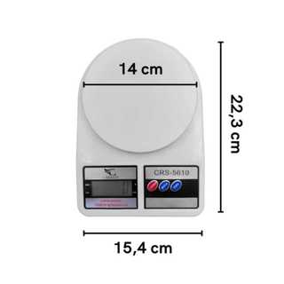 Balança Digital De Cozinha Com Precisão de 1g a 10Kg Função Tare — foto 3 — Achou Levou Brasil