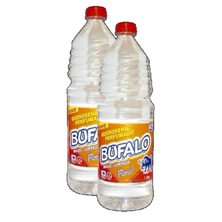 KIT 2 QUEROSENE BUFALO PERFUMADO FLORAL 1L em Oferta na Shopee