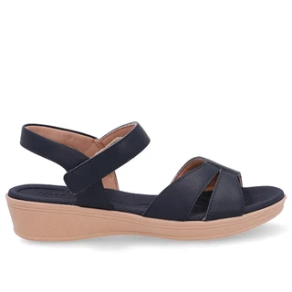 Sandália Feminina Usaflex Baixa Couro Corte Lateral UD040110 em Oferta na Shopee