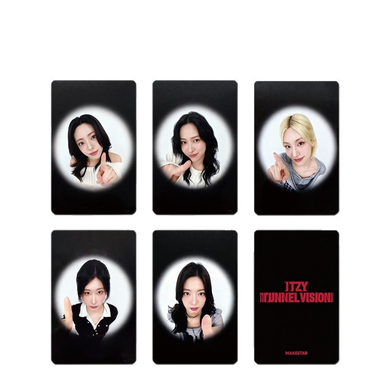2-7 Unidades/Conjunto ITZY TUNNEL VISION Álbum Lomo Card Meninas