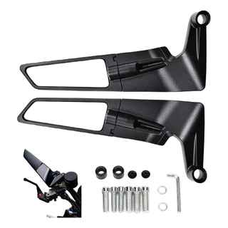 Espelho Retrovisor Para Asa Fixa De Motocicleta Universal