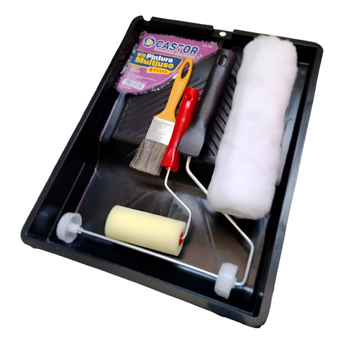 Kit de Pintura Multiuso 5 Pecas - Barato - Pinturas Parede Muro Portão - Ref. 825