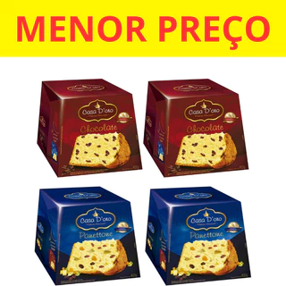Kit 4 UN - chocottone e Panettone Casa D'oro 400g