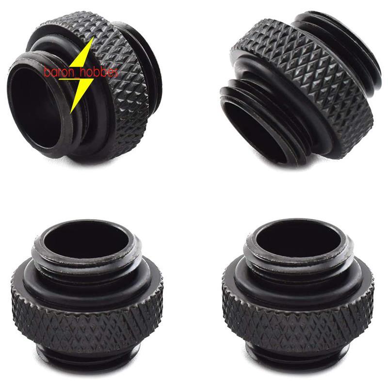 Conector Macho Para G1/4 Polegadas 5mm , 4 Pacotes , Com Anel De Vedação Selado Sistemas De Resfriamento De Água De PC ,