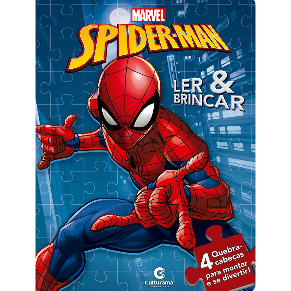 Ler e brincar Homem-Aranha | Shopee Brasil