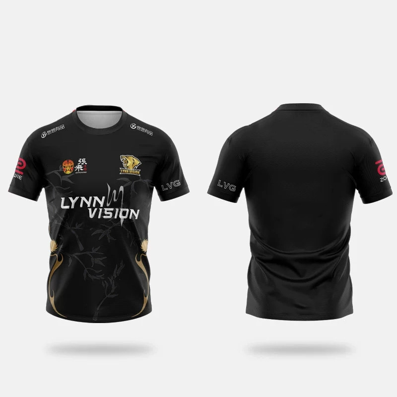 LVG Team Uniform 2025 CSGO Camisetas Masculinas De Manga Curta Major ...