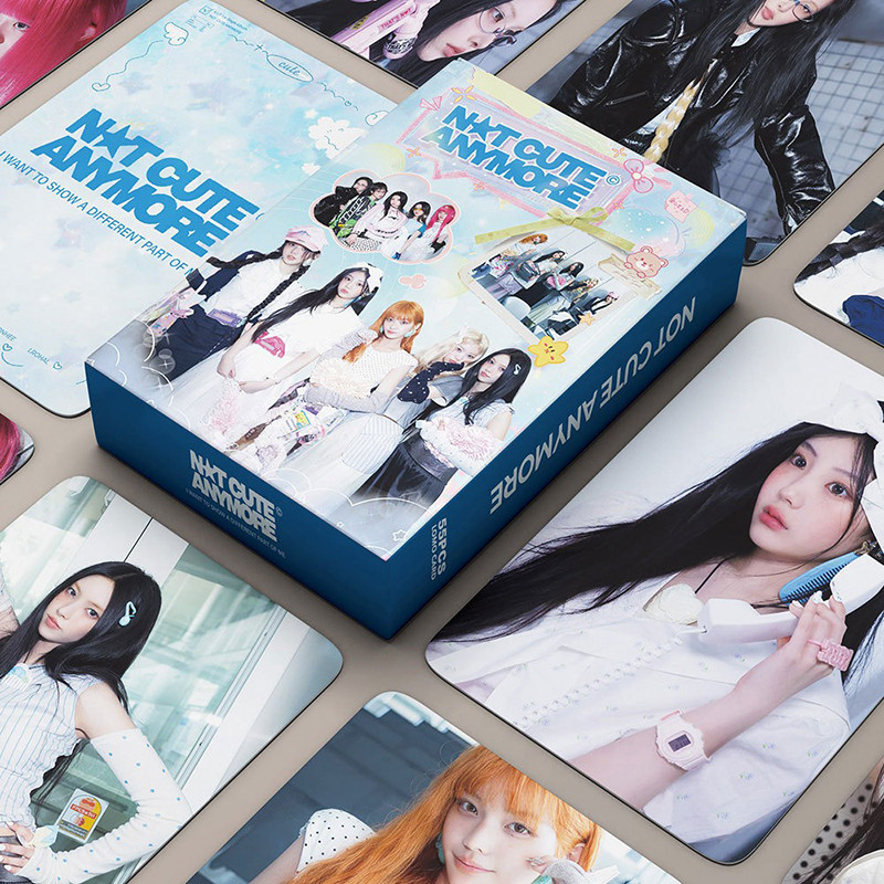 55pcs/box ILLIT Photocards NOT CUTE ANYMORE Álbum KPOP LOMO Cartão