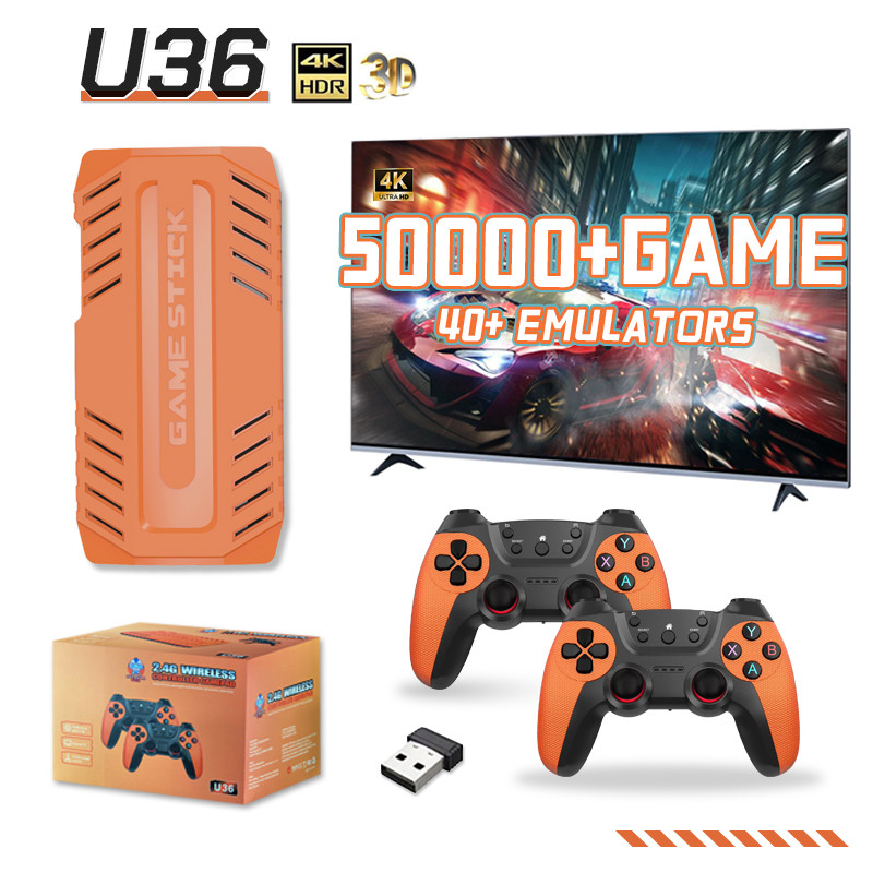 console De Jogos 2025 U36 De Alta Definição 2.4G Sem Fio Retrô | Shopee ...