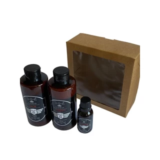 Kit Balm, Óleo para Barba e Shampoo 3x1 For Men - Alkmena M-01