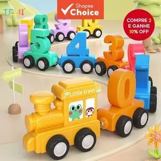 Trem Magnético De Madeira , Quebra-Cabeça Digital E Conjunto De Montagem De Aprendizagem , Presente De Natal em Oferta na Shopee