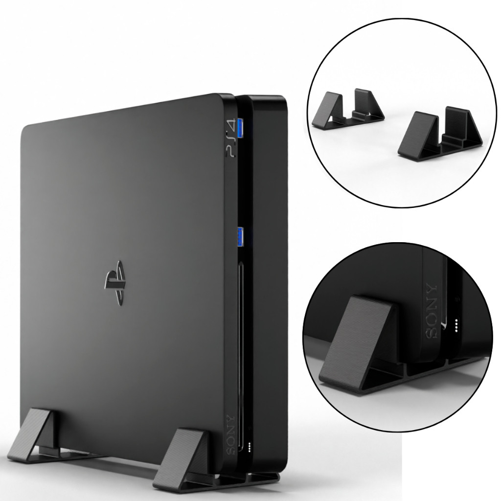 Base Apoio Suporte Vertical Ps4 Slim Playstation Em Pé e ps4 fat ...