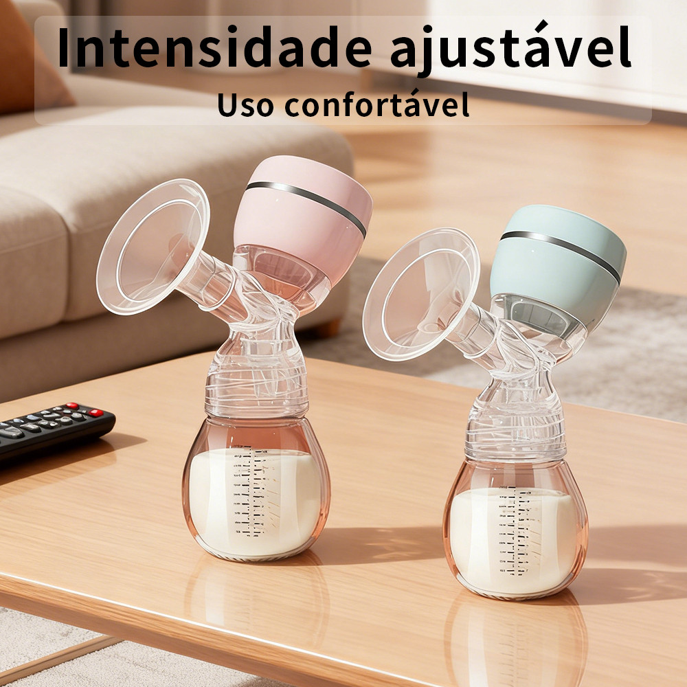 Bomba de Tirar Leite Materno Extratora Elétrica Portátil Automática com ...