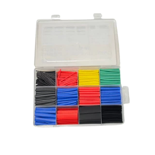 Kit 328/560 Peças Espaguete Isolante Termo Retrátil Colorido Com Estojo-LC