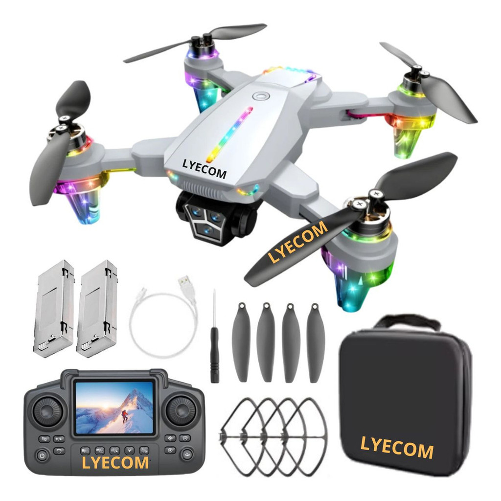 Drone S108 Pro 2 Cameras Nítidas Motor Brushless 2 Baterias Controle ...