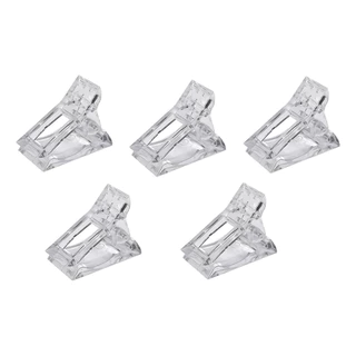 Kit 5un Presilhas De Unhas Pinças Para Construção De Polygel em Oferta na Shopee