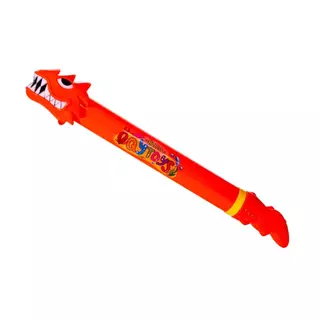 Pistola de água de brinquedo em formato de dragão, 45x5 cm, ideal para piscinas e praias.