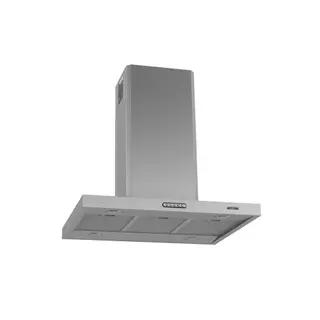 Coifa Ilha Com Exaustor Retangular Fogatti 75 cm Fogão Duto Slim 4 Lâmpadas Led Aço Inox 244W 220V em Oferta na Shopee