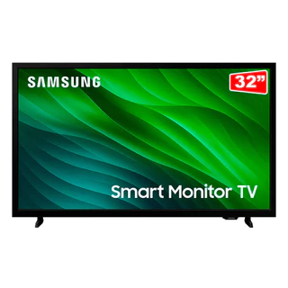 Smart Monitor Tv Hd 32" Samsung Ls32h5000fgxzd Preta em Oferta na Shopee